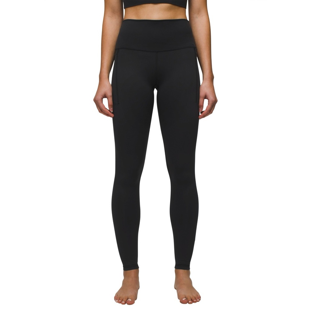 Prana Luxara Pocket Leggings in Black Size Medium Yoga Athleisure Activewear